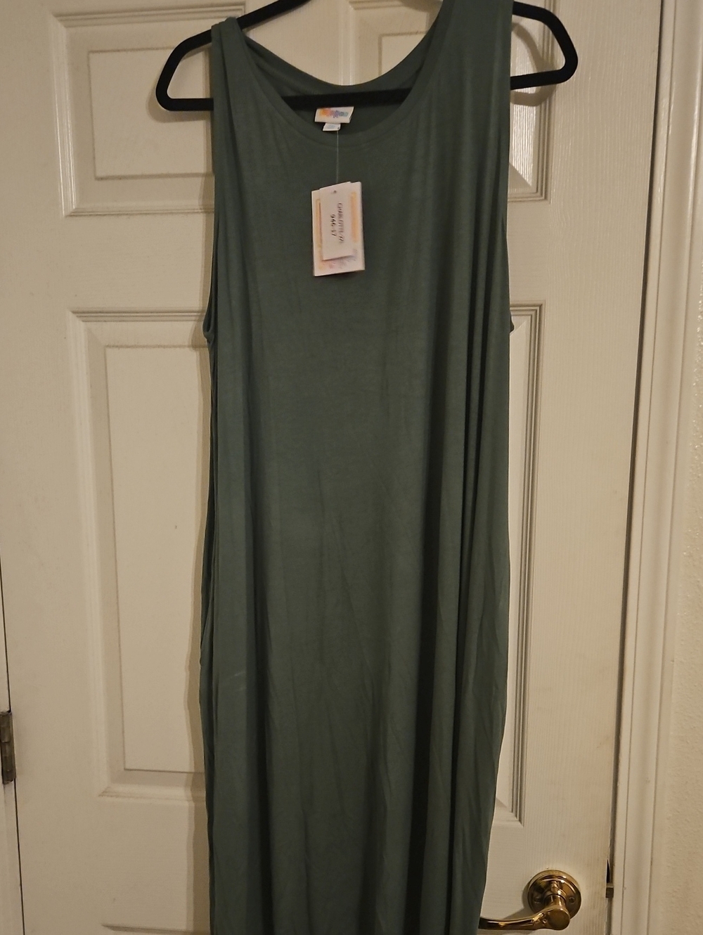 lularoe green dress | Dresses | Lularoe Maxi In Sage metallic dress womens